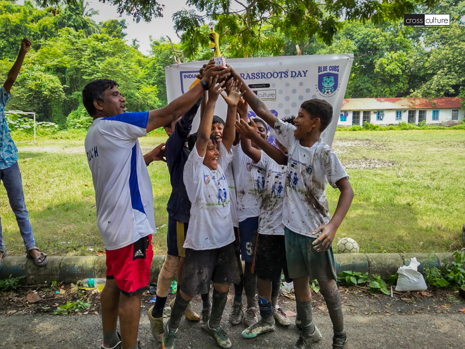 Volunteer in action